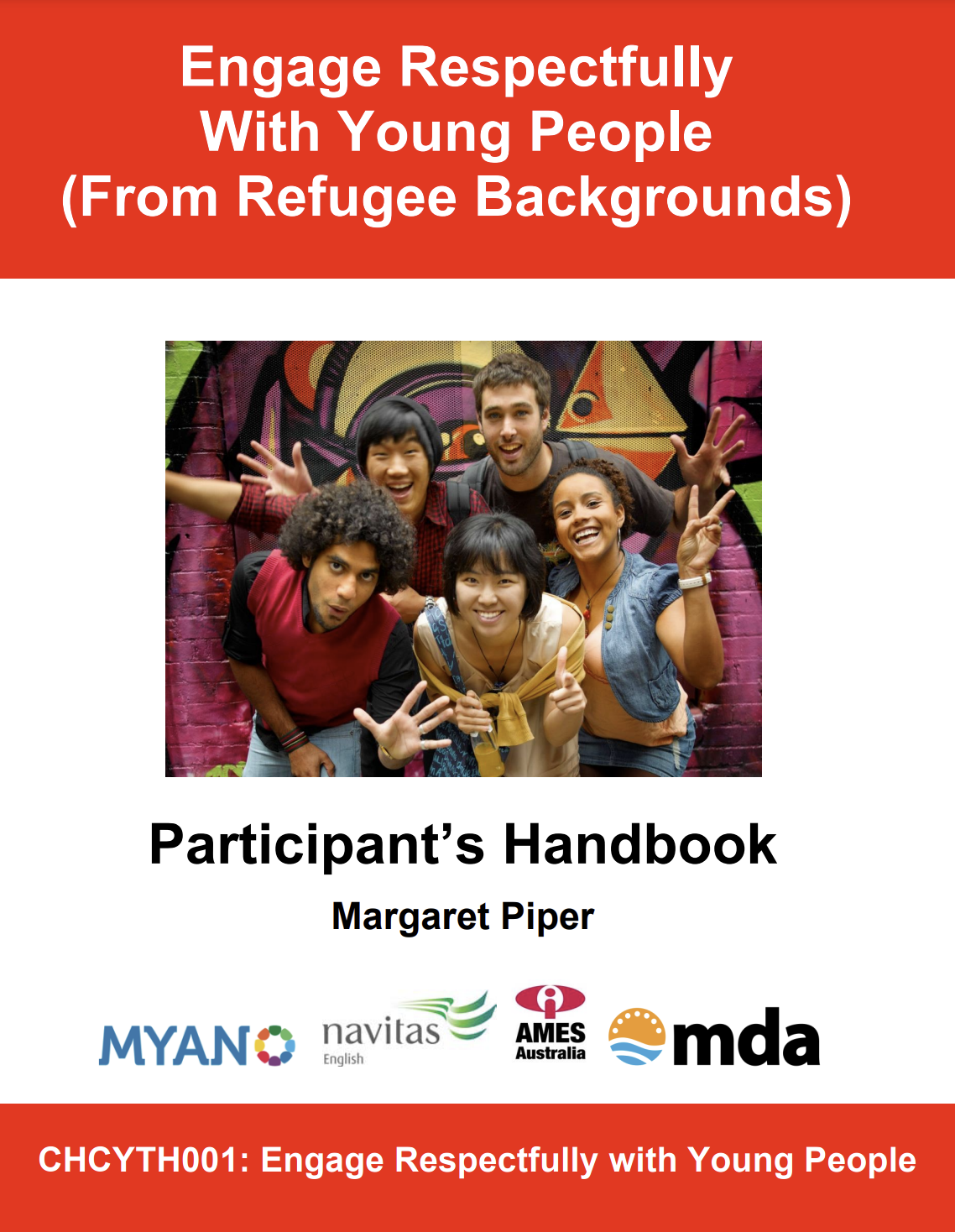 Cover of MYAN Discussion Paper titled 'How the Adult Migrant English Program (AMEP) Can Better Support English Language Learning for Young People' published in September 2020