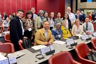 Our National Manager in Geneva for the Annual Tripartite Consultations on Resettlement (ATCR) on June 2022